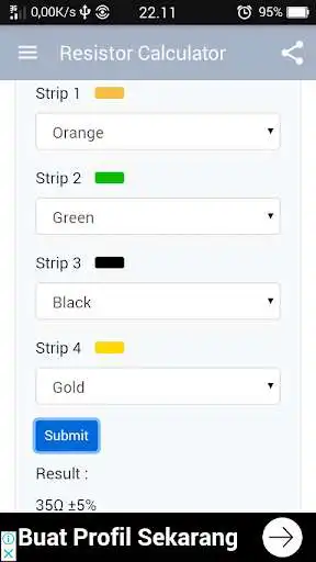 Play Resistor Color Code Calculator [New] as an online game Resistor Color Code Calculator [New] with UptoPlay